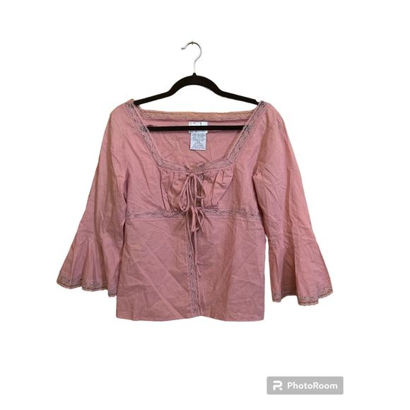 XOXO Women's Top Size M Long Sleeve Dusty Rose New - Picture 1 of 12